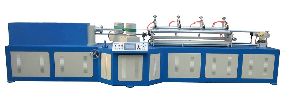 Automatic Spiral Type Paper Tube Machine with Multi Blades in line JY-MC100