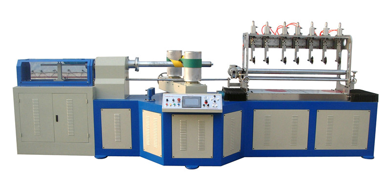 AUTOMATIC MULTI KNIFE PAPER TUBE MACHINE FOR SPIRAL TYPE JY-MC150